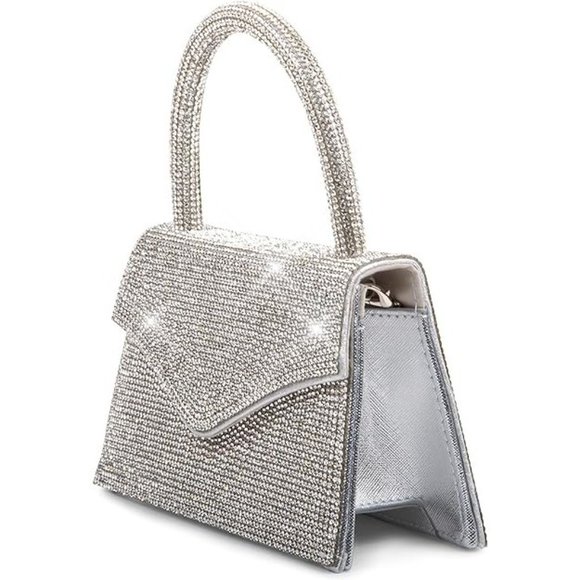 NWT Sparkling Bling Crystal Rhinestones Steve Madden Daisie Pump & Purse… - Picture 8 of 9